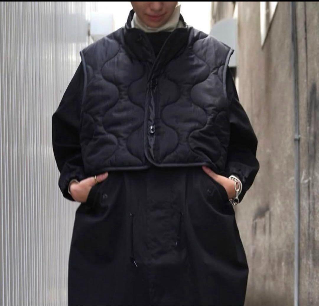 専用♡HYKE【2024年◆QUILTED CROPPED VEST/ベスト】黒