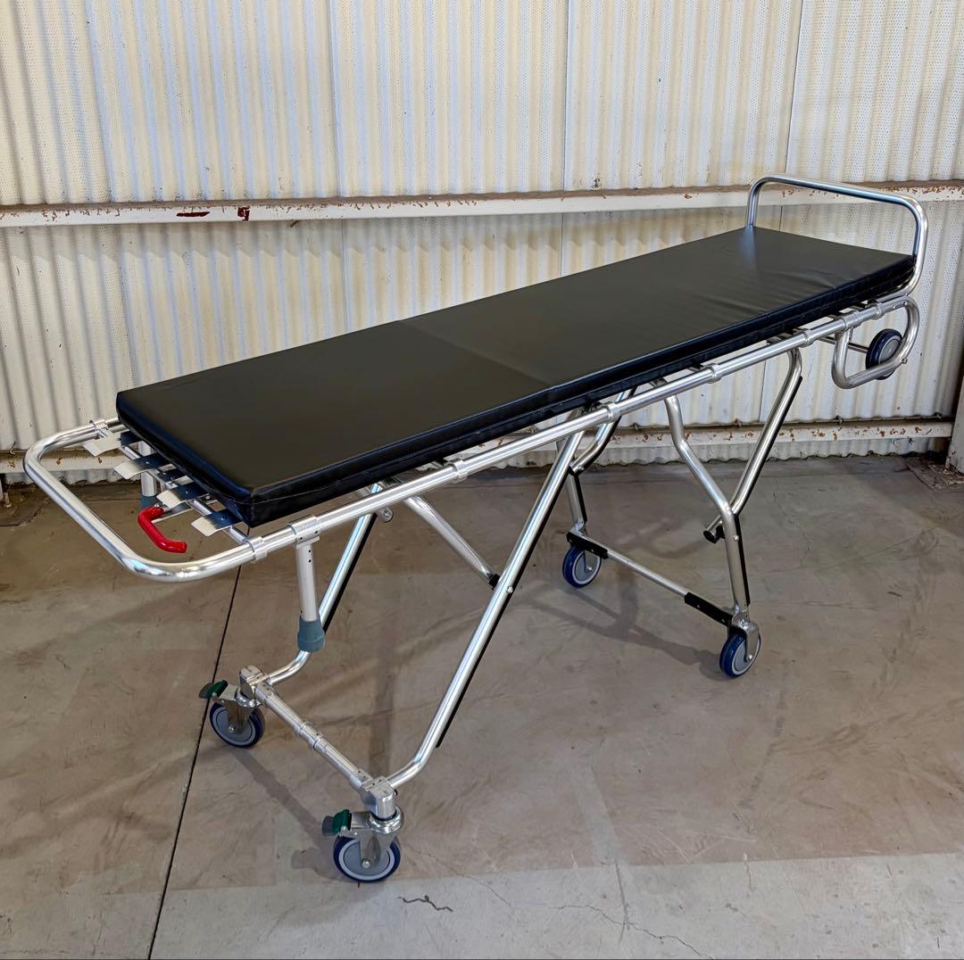 ① 【送料込み】搬送用 ストレッチャー アルミフレーム キャスター付き　美品