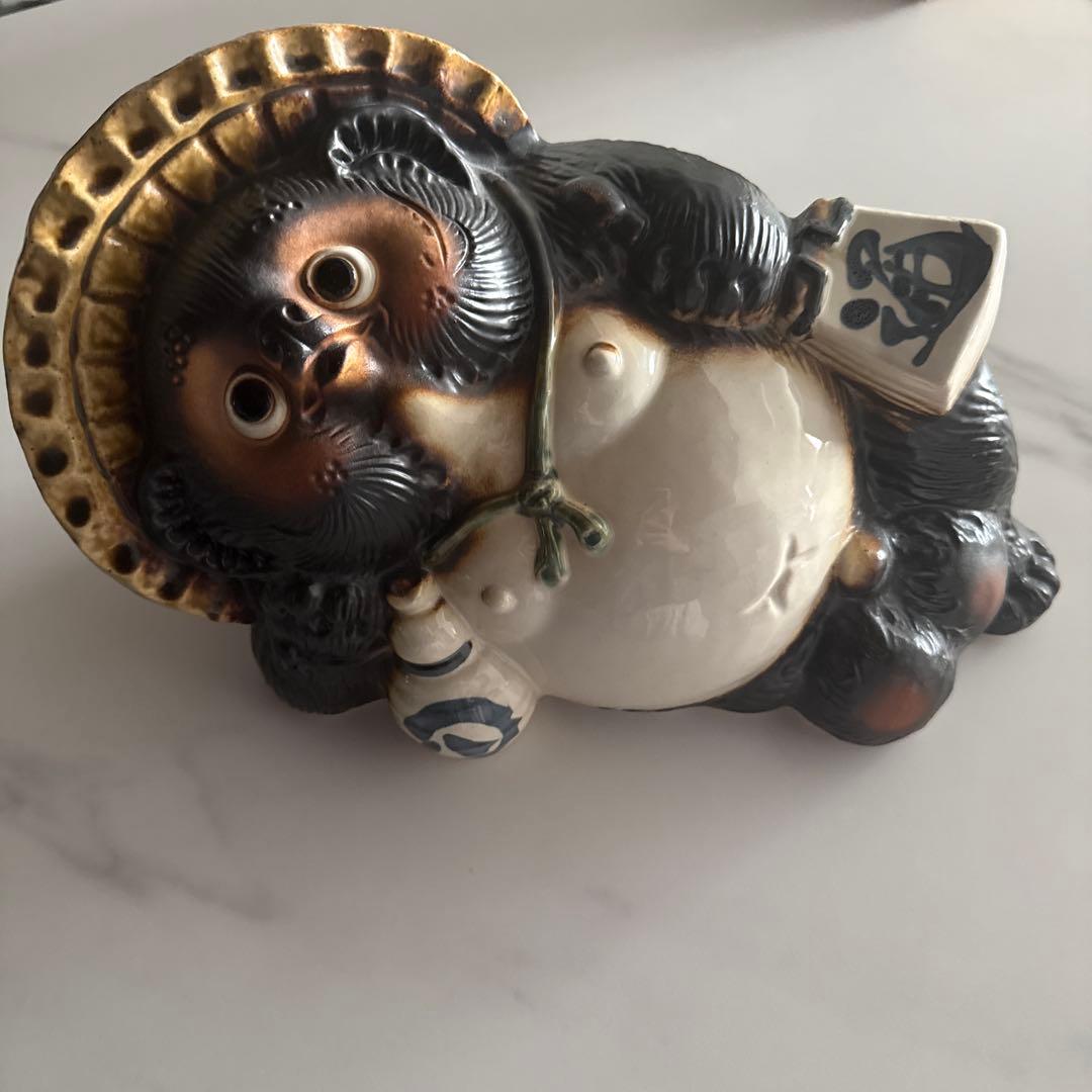 信楽焼　たぬき　大サイズ　貴重　新品