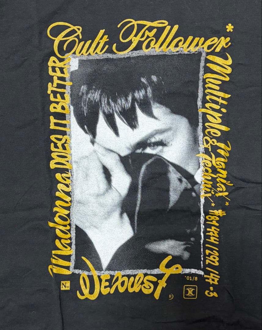 NexusⅦ マドンナXL Cult Follower ブラック Tシャツ