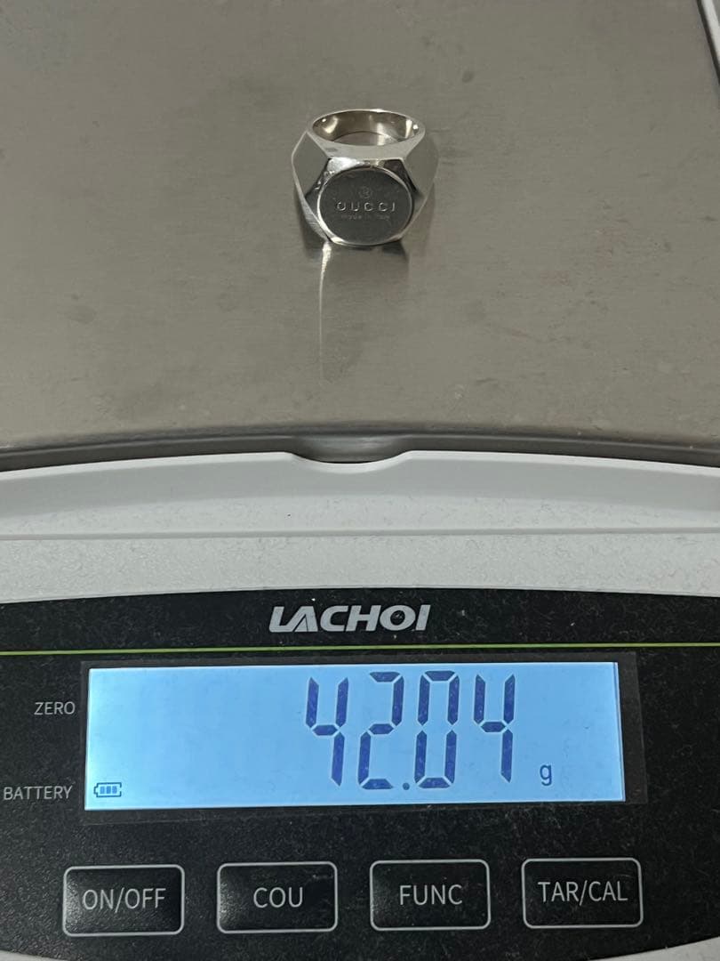 グッチ GUCCI ヘキサゴン リング 表記サイズ20 SV925 希少