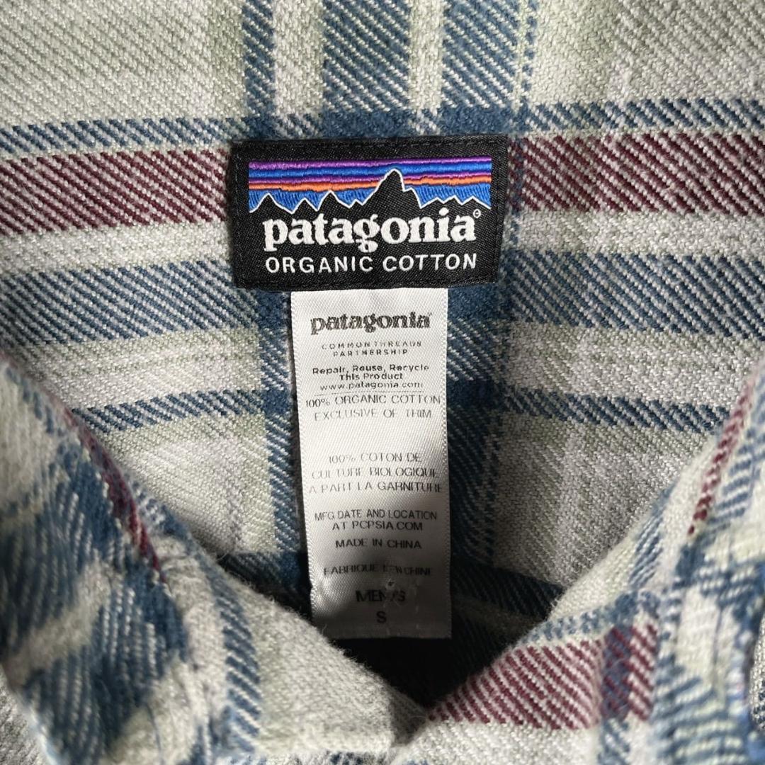 Patagonia パタゴニア フィヨルドフランネルシャツ グレー チェック S