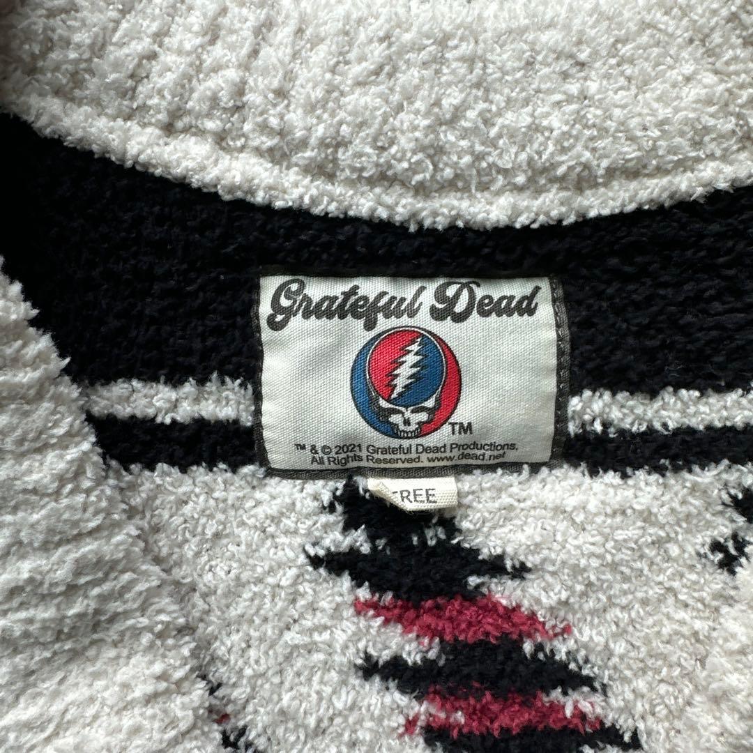 Grateful Dead ニット カーディガン FREESIZE 総柄