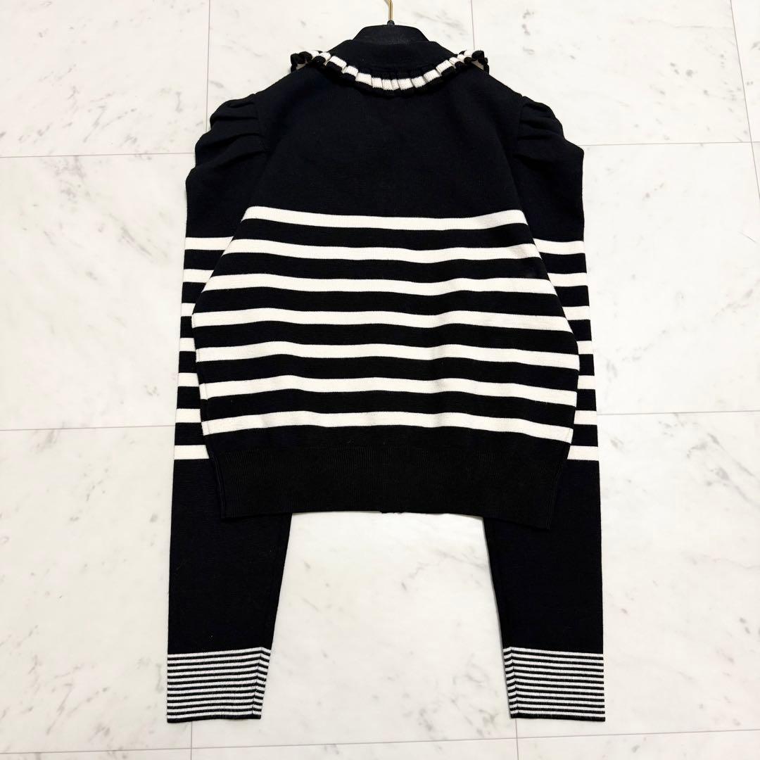 2024年モデル❤️ダブルスタンダードクロージング　カーディガン　ボーダー　M