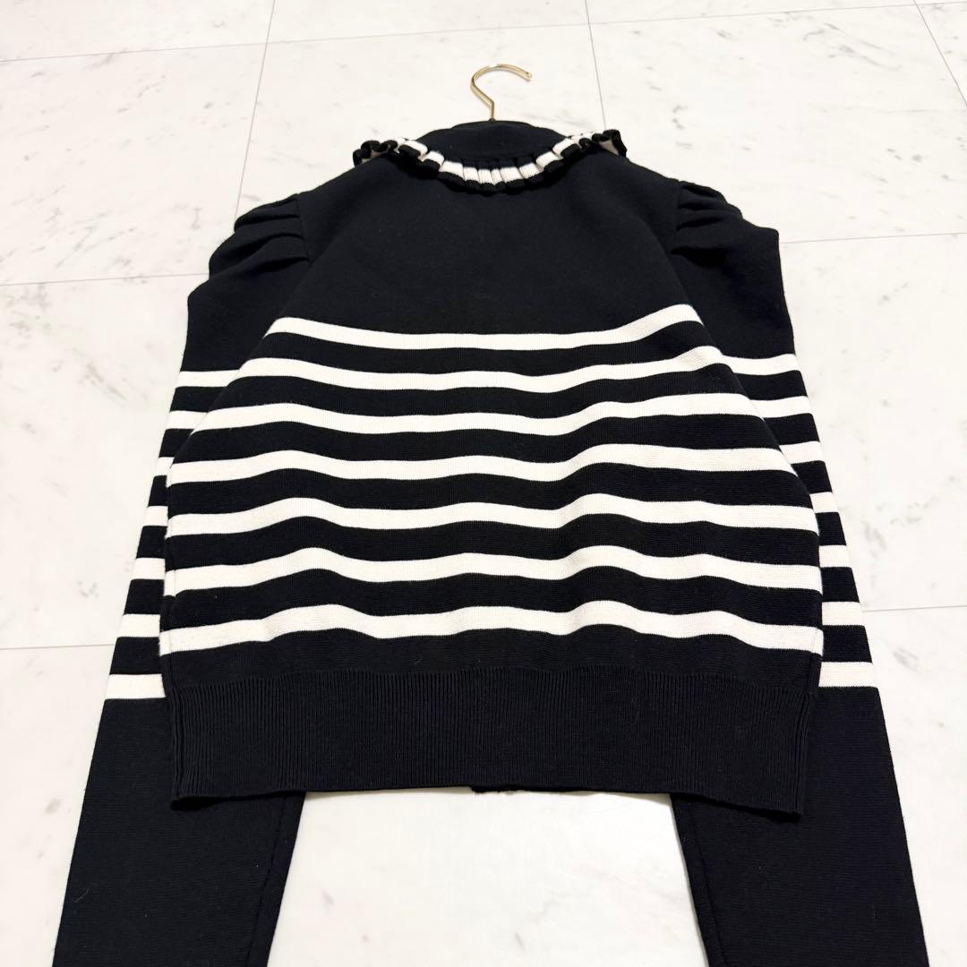 2024年モデル❤️ダブルスタンダードクロージング　カーディガン　ボーダー　M