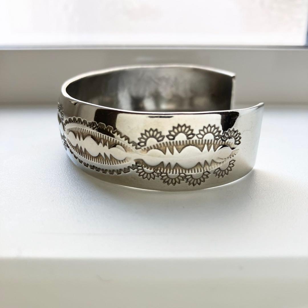 美品 Sterling H バングル シルバー インディアンジュエリー