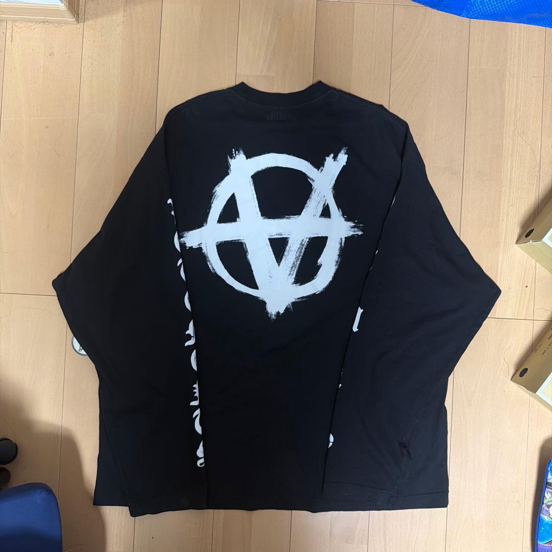 美品 ヴェトモン Double Anarchy Logo ロンT