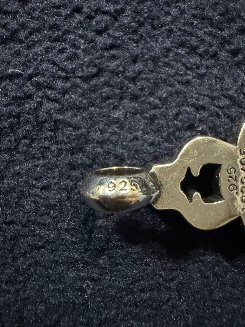 シルバー925 ダガーペンダント　アンカーチェーン (刻印あり)