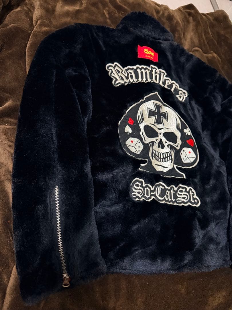 CREAM SODA スカル フリースジャケット 日本限定 スカジャン