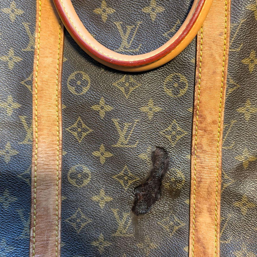 【鑑定済】キーポル55　ルイヴィトン　モノグラム　ボストンバッグ　ブラウン　旅行