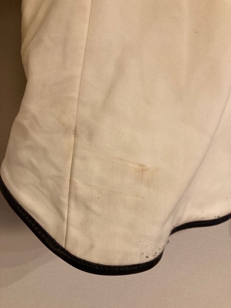 PRADA プラダ　ホワイトシングルライダースジャケット