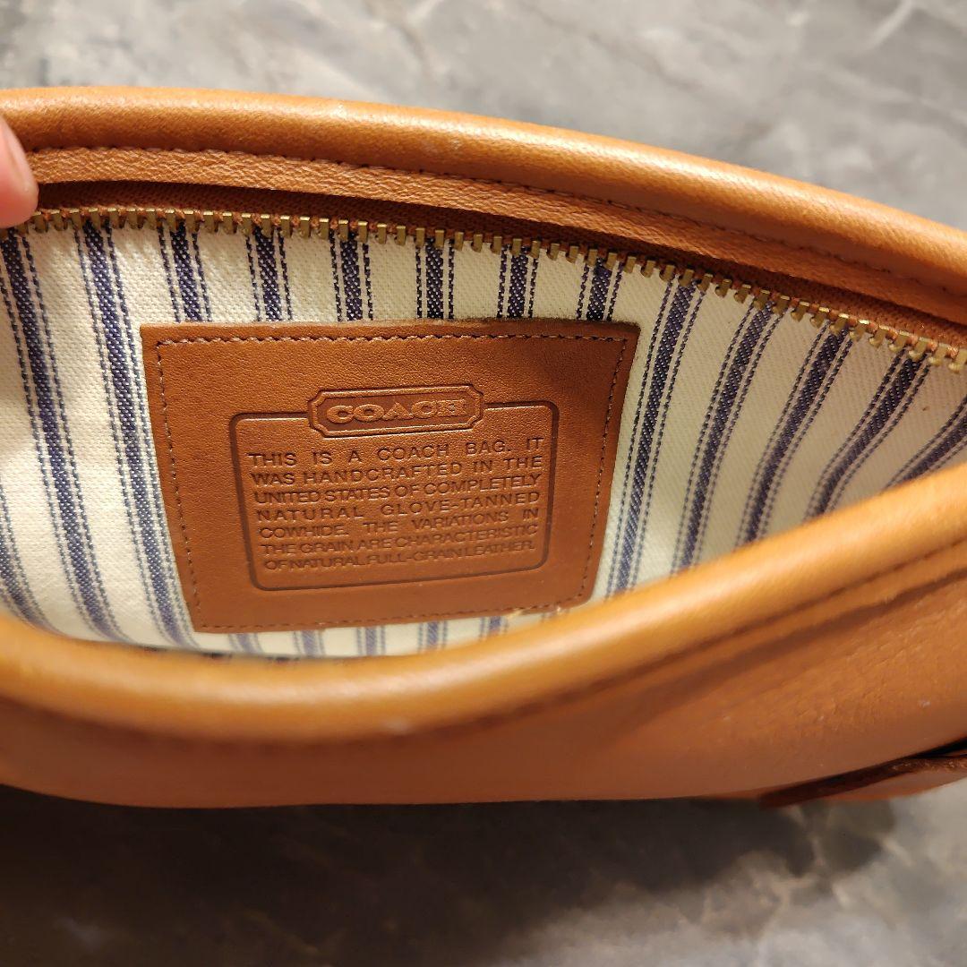 COACH レザー ポーチ ブラウン