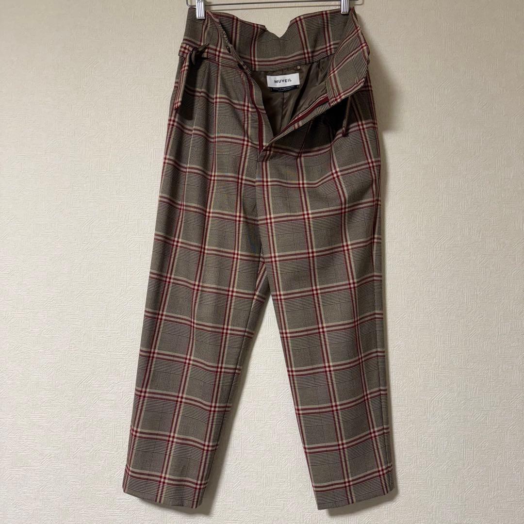 MUVEIL チェック柄 レディーススーツ上下