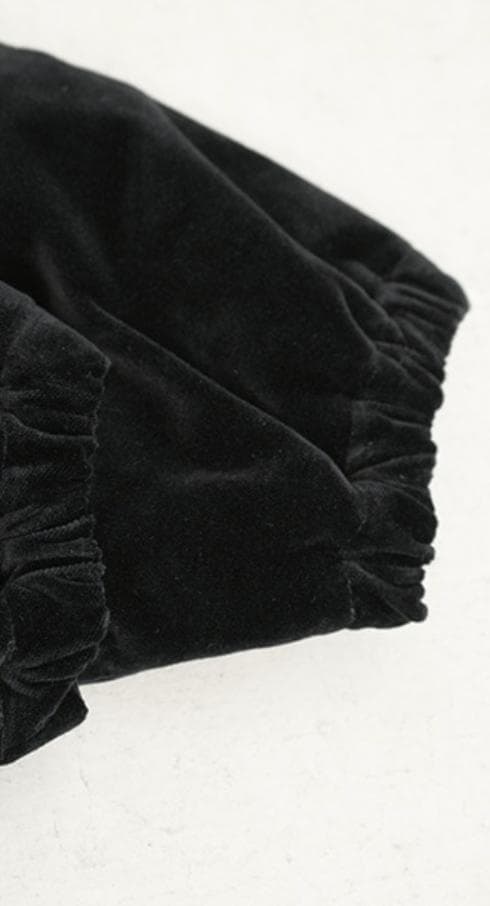 Gold ゴールド ベルベット刺繍トラックジャケット