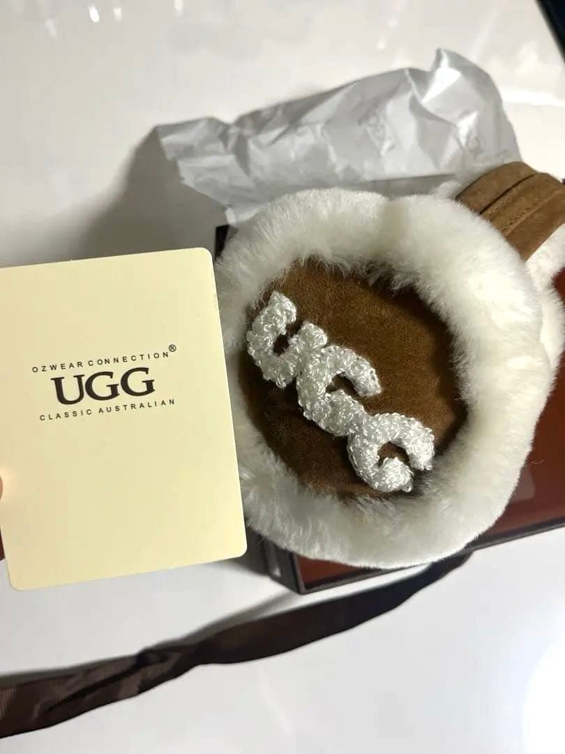 UGG アグ耳当てイヤーマフ CS007II チェスナット　新品　ギフト