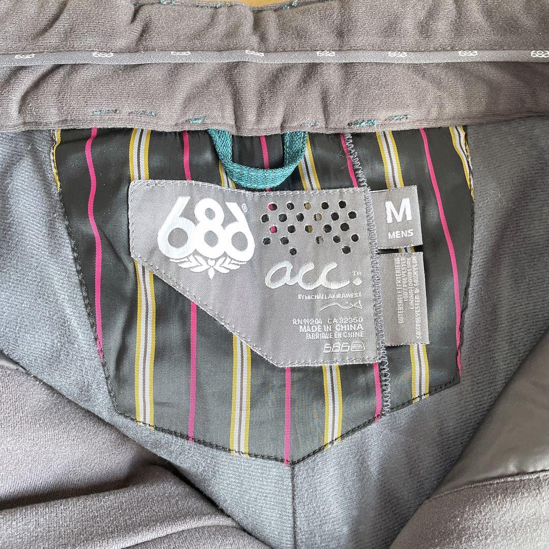 686 スノーボードウェア スキーウェア　チェックパンツ