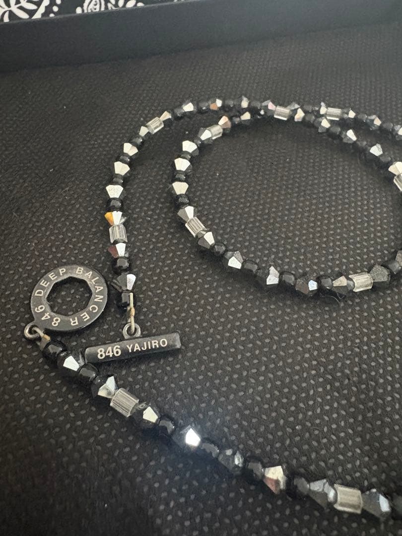 846 YAJIRO BLACKTITA22 ネックレス 50cm