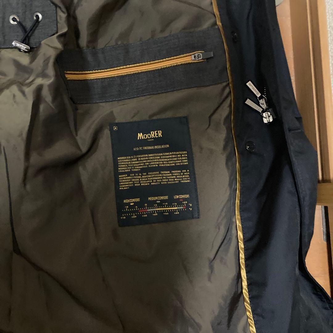 ムーレー　モテミ　ステンカラーコート　ネイビー　52