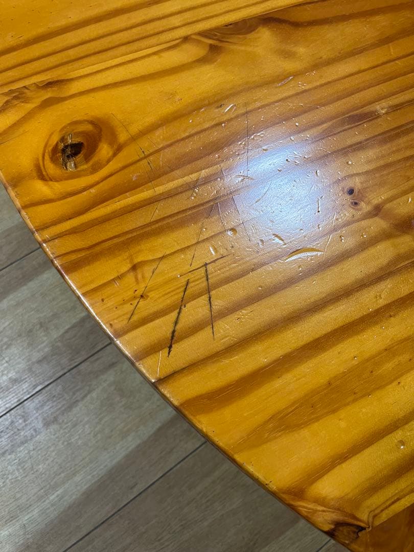 円形　大きめ　大きい　ちゃぶ台　テーブル　木製座卓 ナチュラルウッド