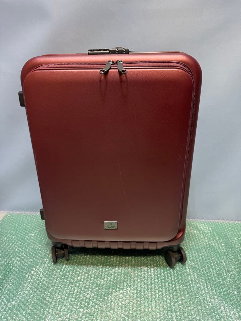 MILESTO UTILITY キャリー キャビンサイズ ストッパー付 レッド