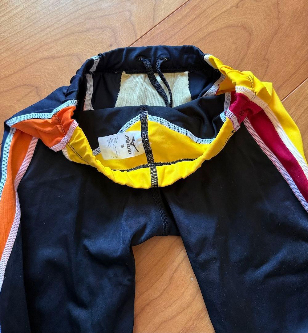 【美品・レア】MIZUNO アクセルスーツ ロングスパッツ Mサイズ 競パン