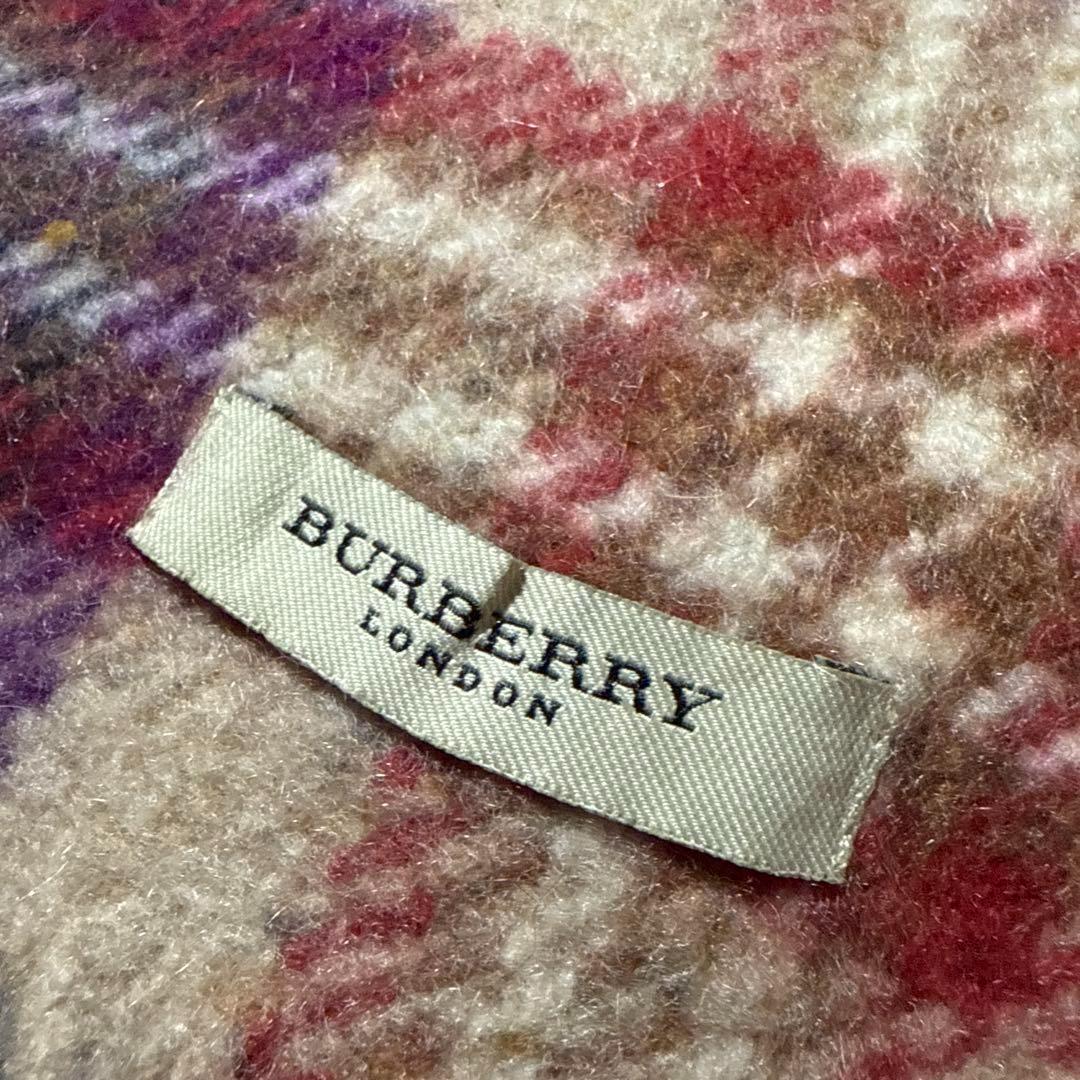Burberry バーバリーロンドン 100％カシミア ノヴァチェック マフラー