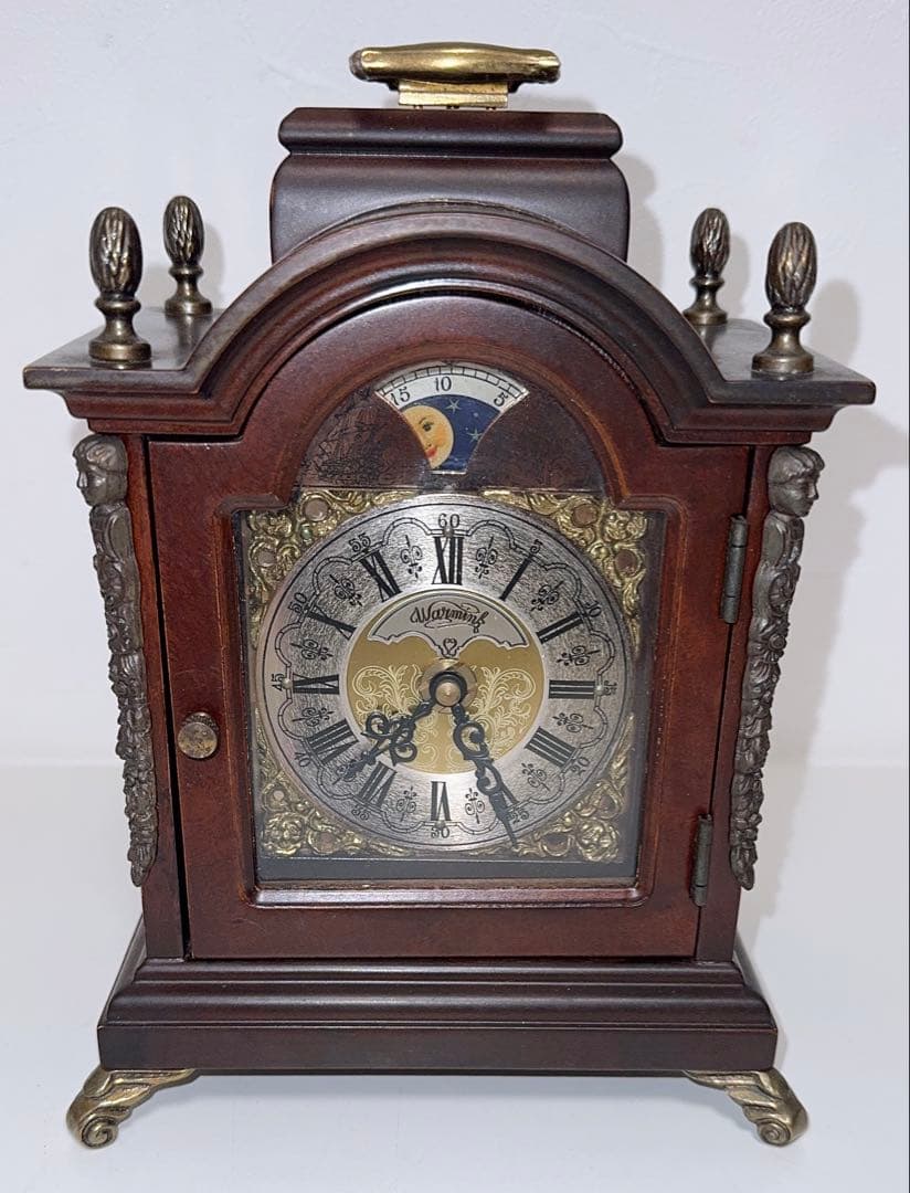 WARMINK ワルミンク ムーンフェイズ 古時計 アンティーク 置時計