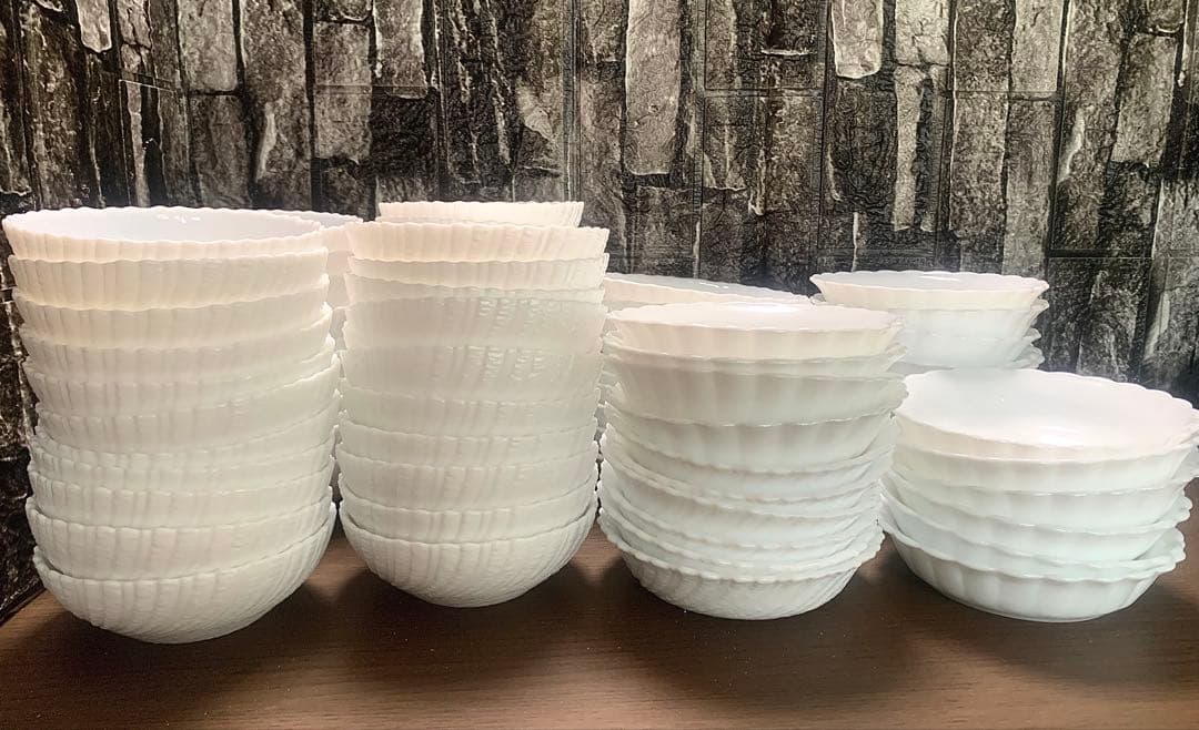 アルコパル フランス製 ミニボウル＆深皿 計80枚 未使用 大量まとめ売り