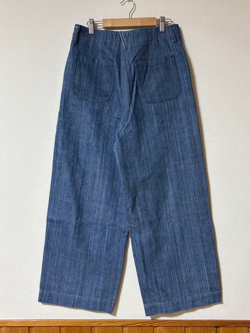 kuma kuma⭐︎45R カディデニムペインターパンツ