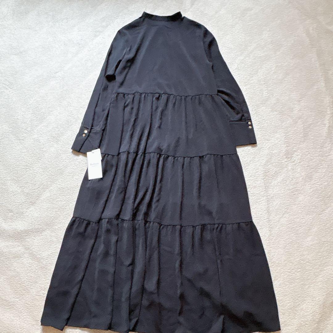 新品✨トゥモローランド ボールジィ パウダリーサテンティアードロングワンピース