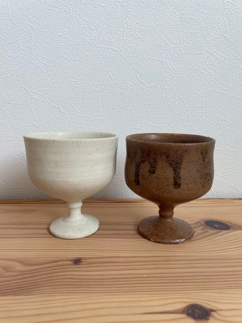 イトウサトミ 大皿 ゴブレット ロング 三角 カップ