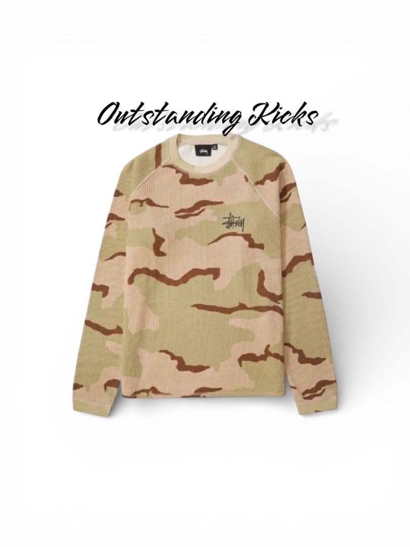 Stussy Basic Stussy Thermal “Sand Camo”