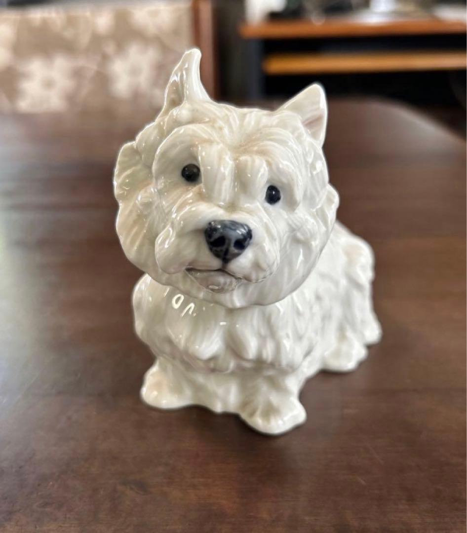 ロイヤルコペンハーゲン　犬　陶器置物