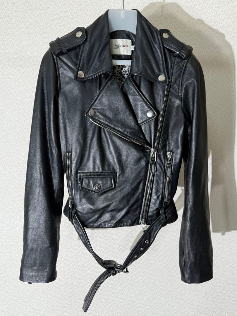 ジャンポールゴルチェ ダブルライダースジャケット