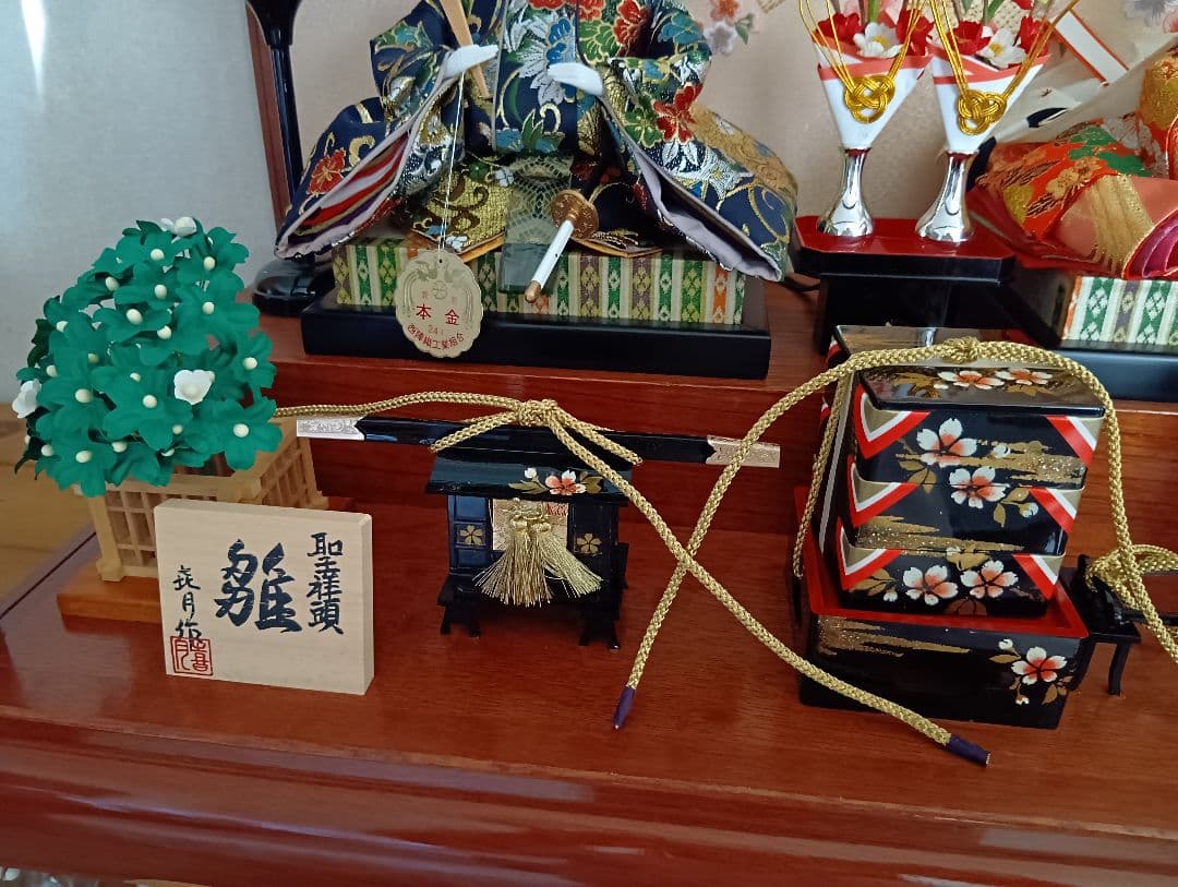 雛人形　ガラスケース入雛人形　お雛様　おひな様