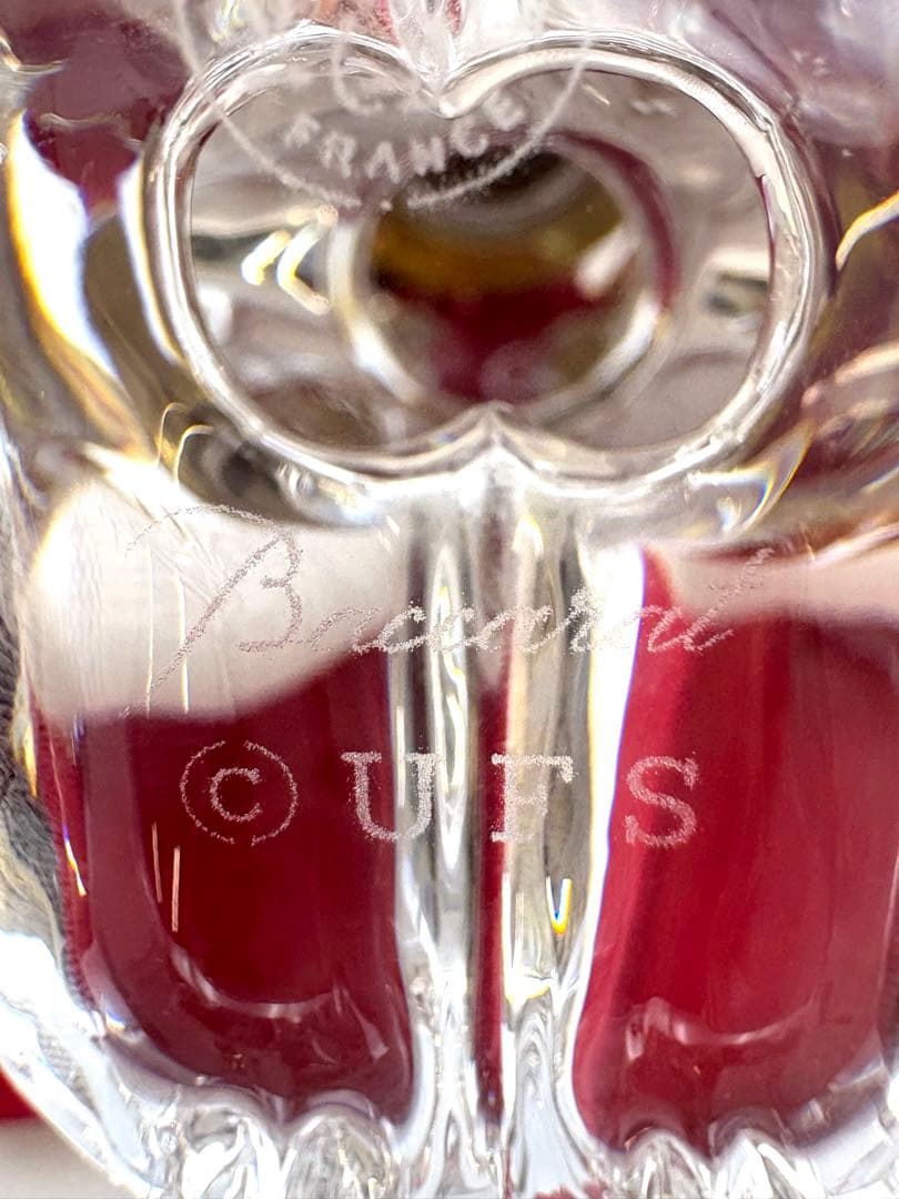 Baccarat バカラ　キングスヌーピー 王冠　クリスタル　置物　箱付