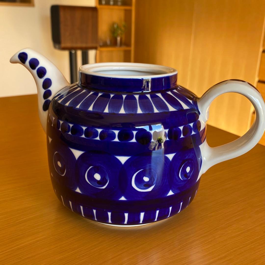 【蓋なし】　Arabia アラビア　バレンシア ティーポット