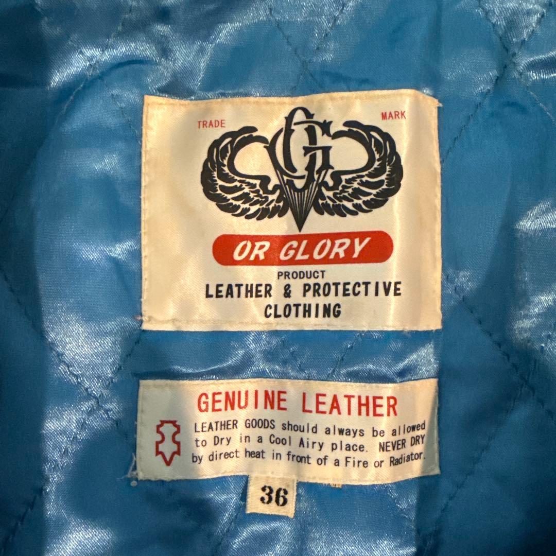 OR GLORY 本革ダブルライダース 36サイズ