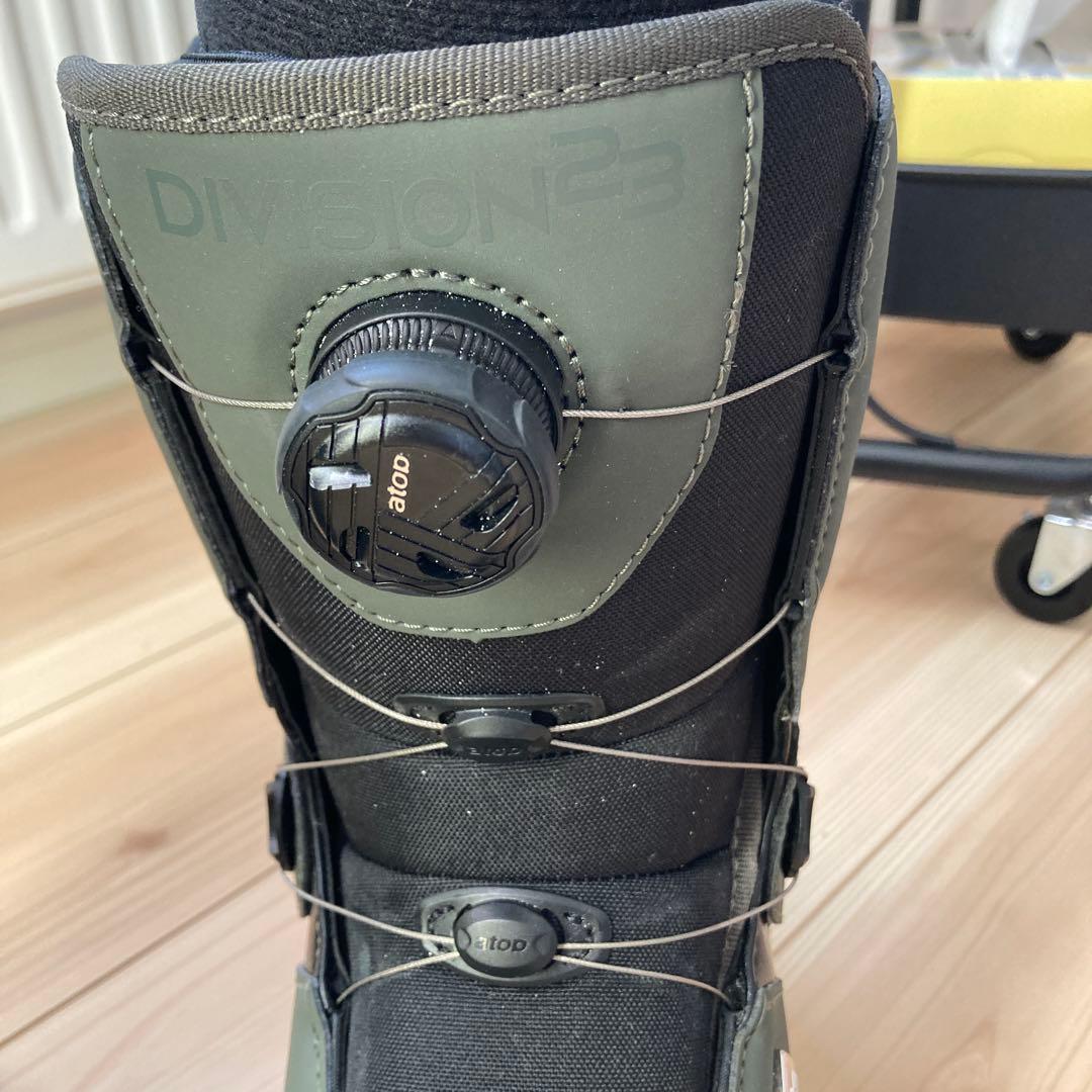 スノーボードブーツ 男性用 オリーブグリーン
