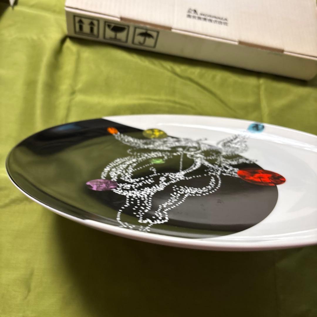 天使が集う、パーティ・プレート　　大皿　森永製菓100周年記念　横尾忠則