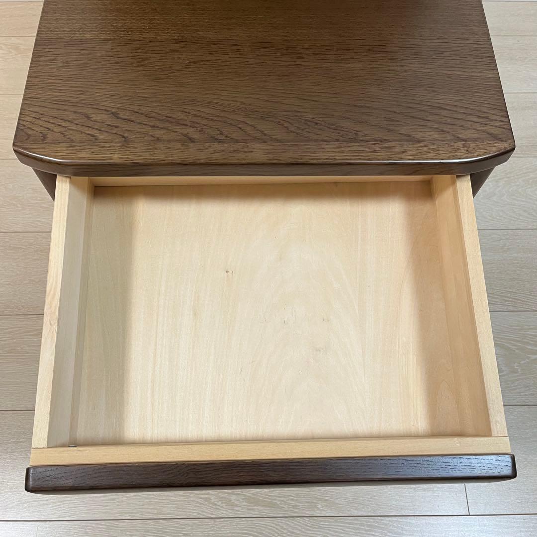 (て50)コンセント付き karimoku カリモク ナイトテーブル サイド