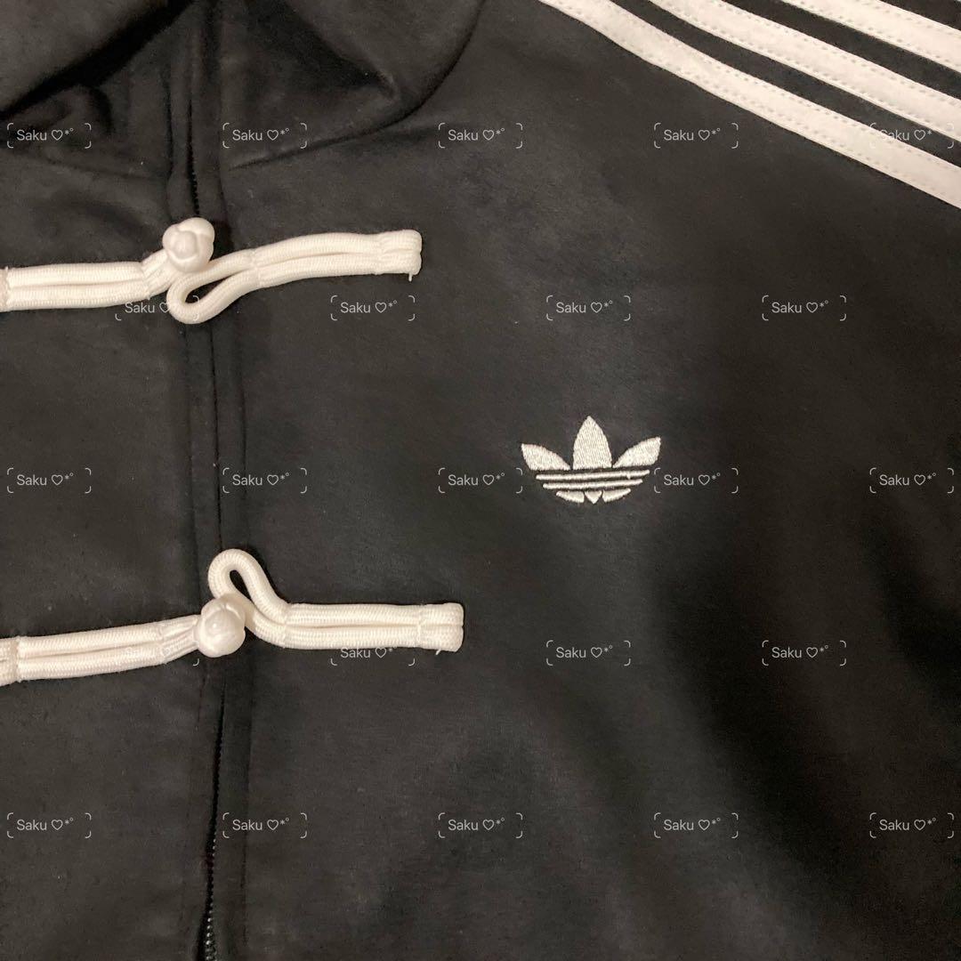 adidas アディダス 中国限定 巳年チャイナトラックジャケット ブラックS