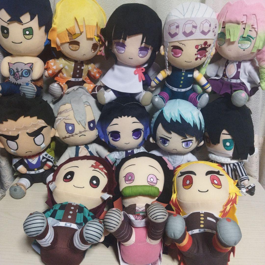 鬼滅の刃 BIG ぬいぐるみ まとめ売り 13体 未使用品 高さ約30cm
