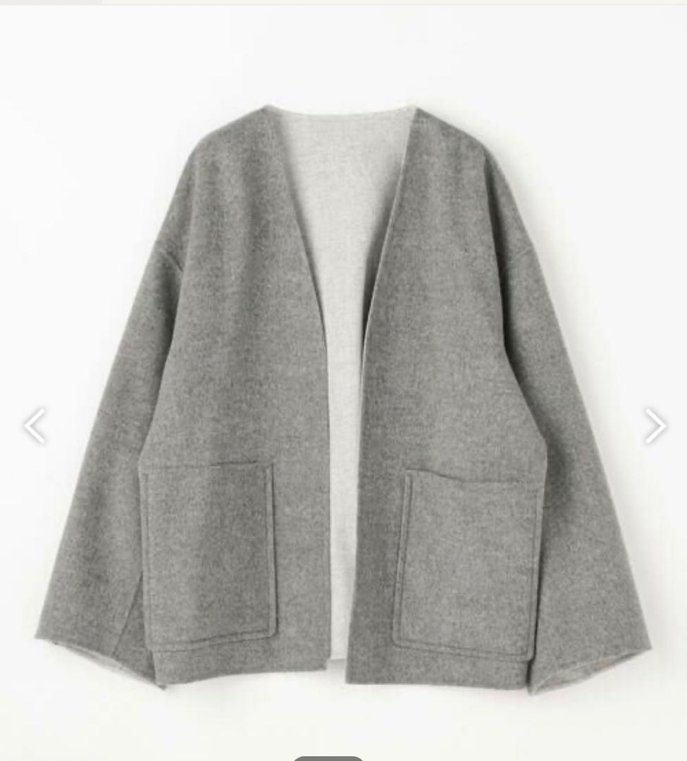 未使用✨DES PRS デプレ ウール ノーカラージャケット グレー