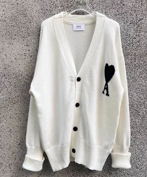 AMI PARIS ニットセーター ハート刺繍 男女兼用