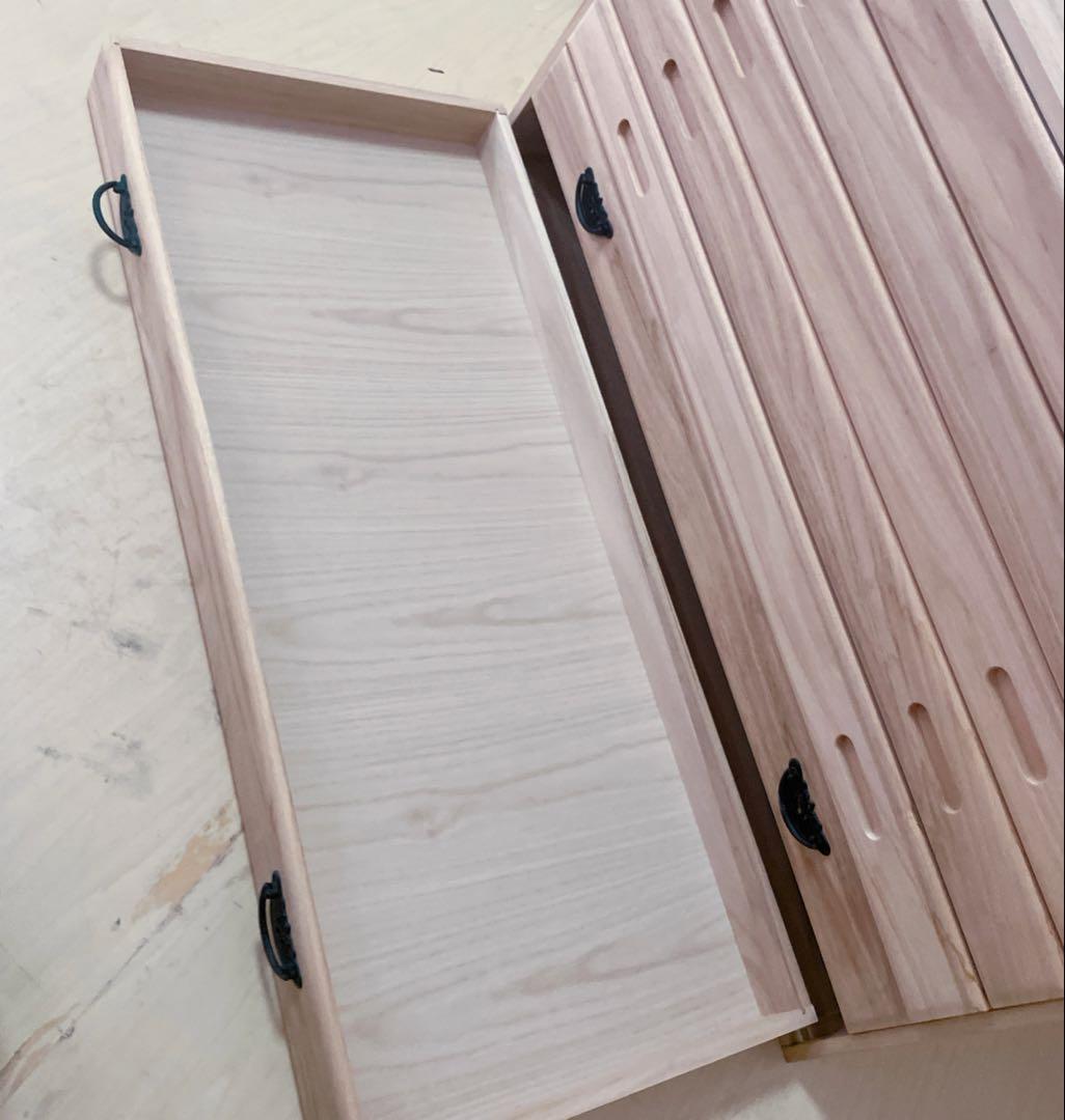 桐箪笥　桐タンス 7段　着物たんす　和装　収納　幅96×高さ56×奥行き44