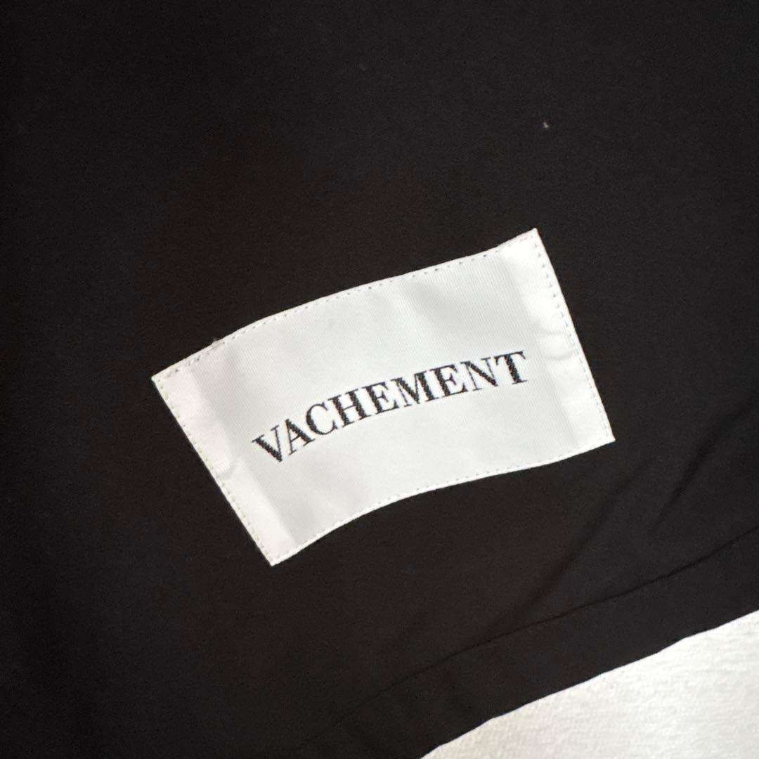 ヴァシュモン　リサイクルシェルタフタショートトレンチ　ブラック