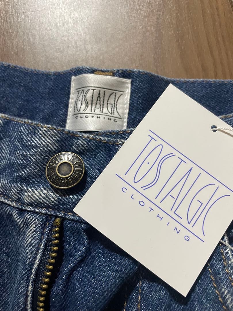 【美品】Tostalgicclothing denim pants/blue Ｍ