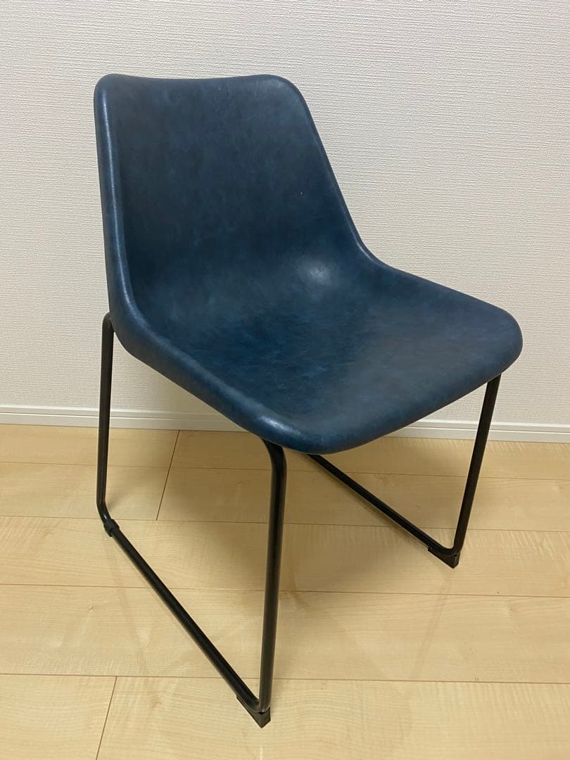 クラッシュゲート ログ ダイニング　チェア ヴィンテージ ブルー