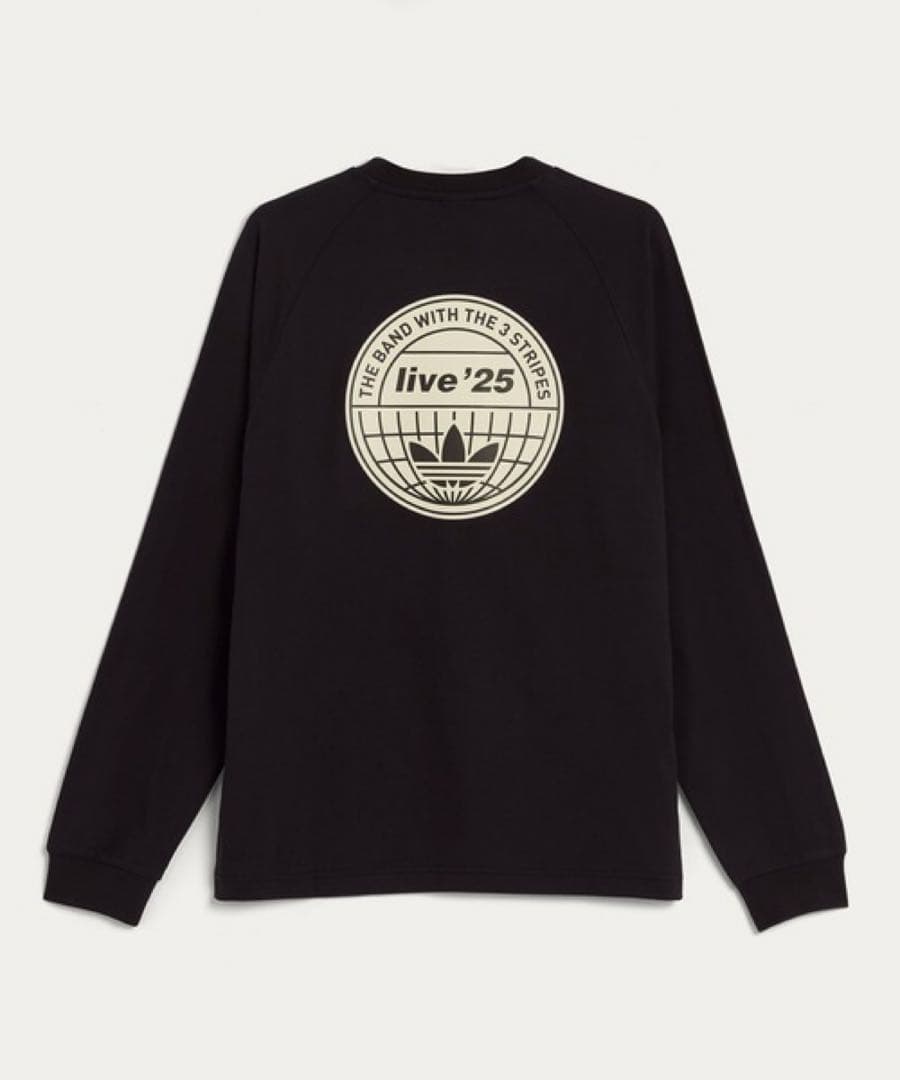 adidas × Oasis ツアー スリーストライプス 長袖Tシャツ